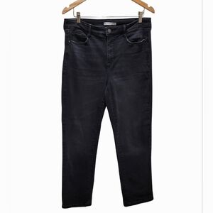 Nine West Slim Straight Jeans – Women’s Size 12 – Black Denim GUC